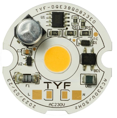 MODULO LED COB AC 7W 210-240V 50Hz senza driver, funzione dimmerabile